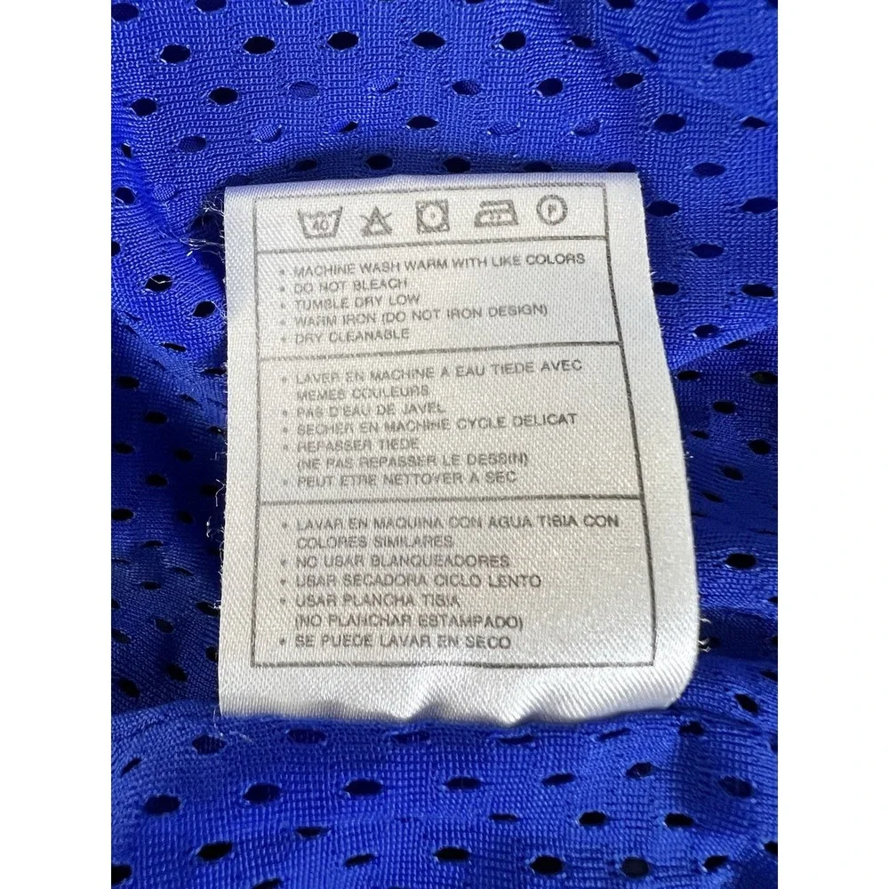 Vintage Nike Full Zip Windbreaker Track Jacket Unisex XL Blue‎ Yellow Y2K